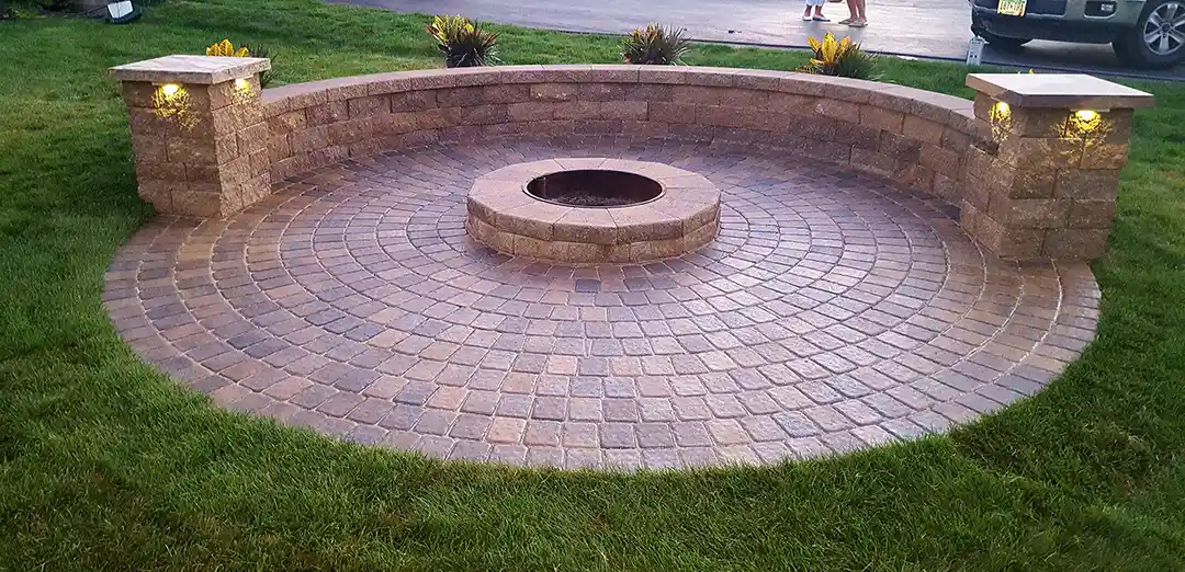 Circle-Firepit circle fire pit design